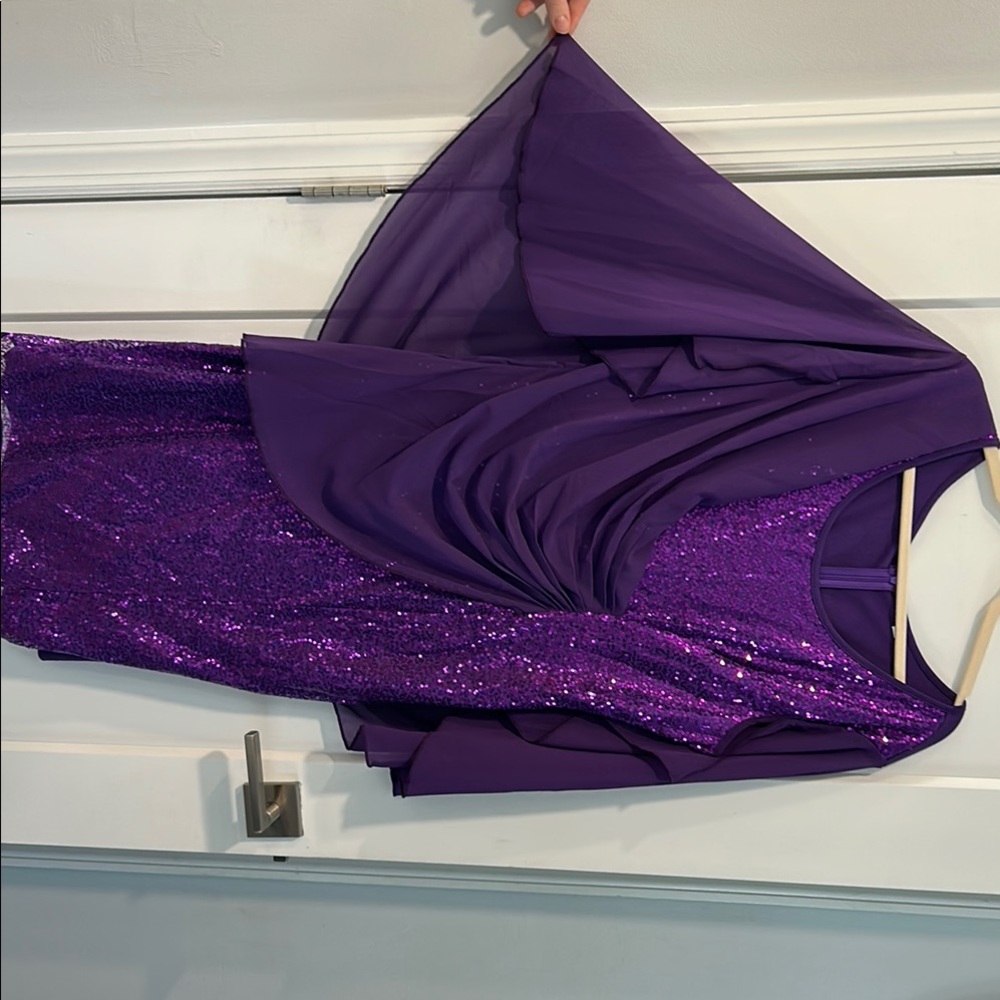 Purple Sequin Dress